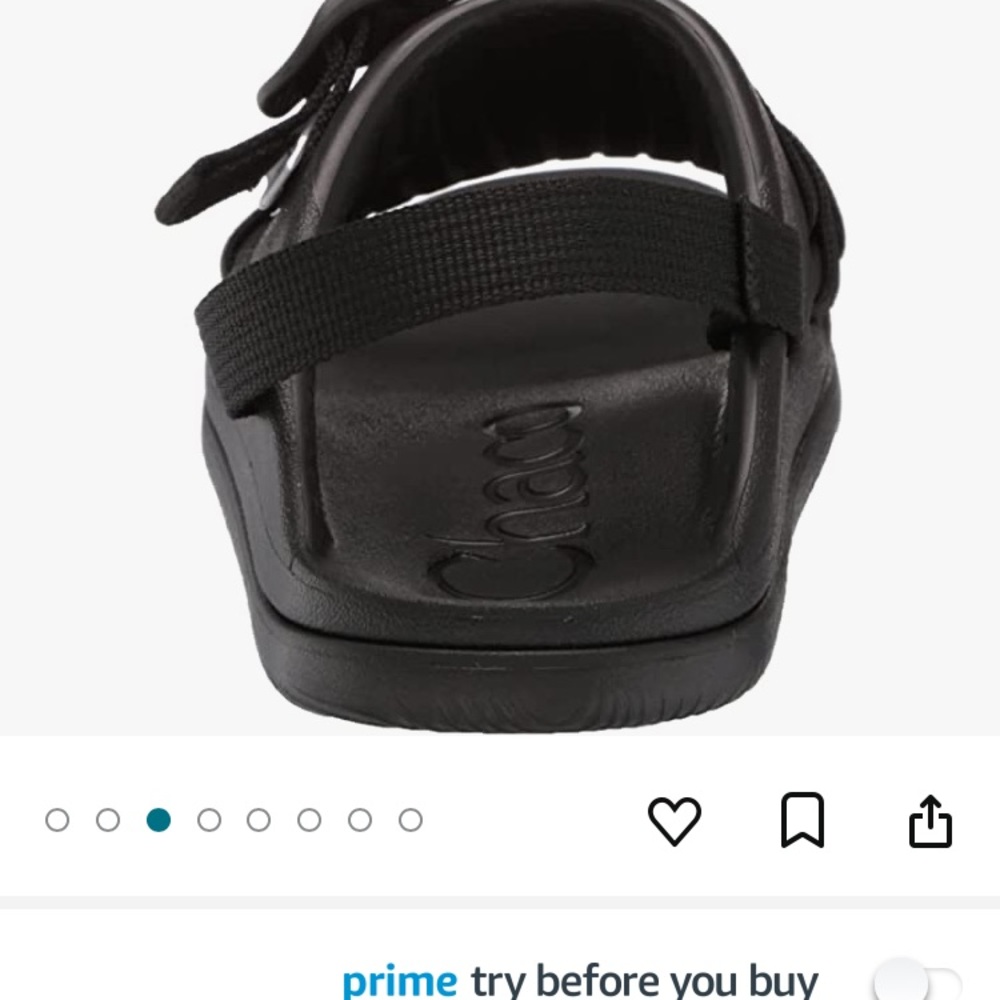 Like New!! 😎 Youth Chacos Chillo Sport Sandal Black 4 Retail $44 - Picture 10 of 10